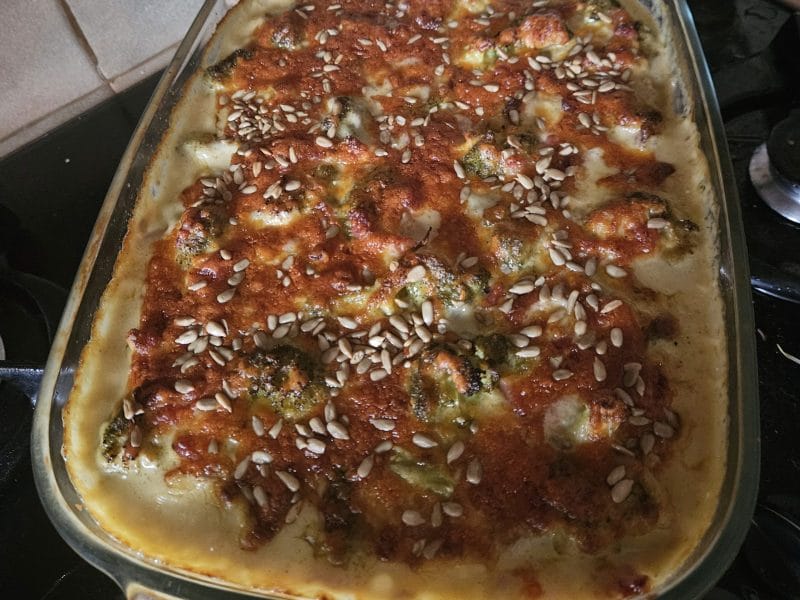 Cliquez pour zoomer ! Gratin de pommes de terre et brocolis Thermomix par MagdaB13