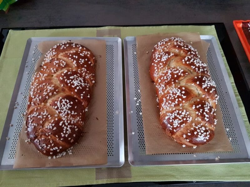 Cliquez pour zoomer ! Brioche tressée à la mie filante Thermomix par mesloulous67
