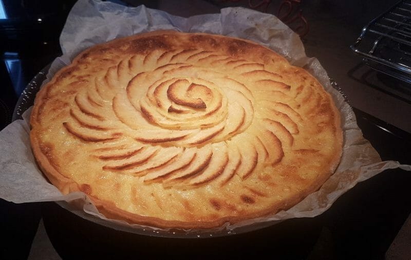 Cliquez pour zoomer ! Tarte normande aux pommes Thermomix par mesloulous67