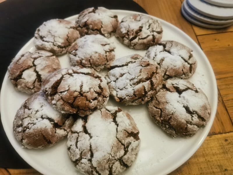 Cliquez pour zoomer ! Craquelés au chocolat Thermomix par lea_446