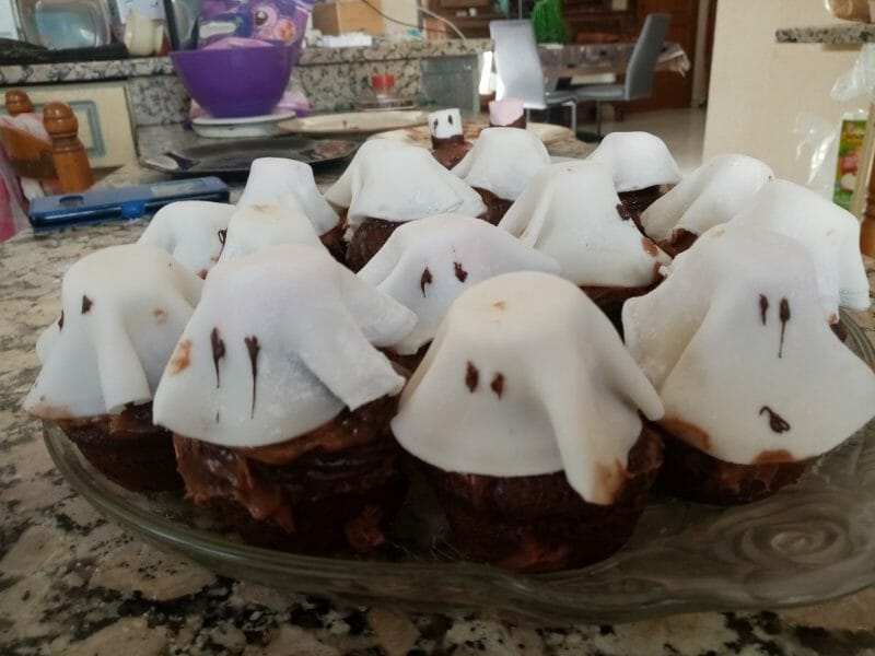 Cliquez pour zoomer ! Cupcakes fantômes Thermomix par marie_1177