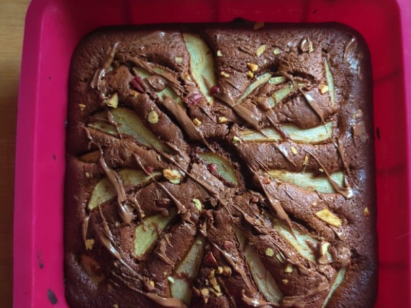 Cliquez pour zoomer ! Brownies aux poires Thermomix par coralie_fl