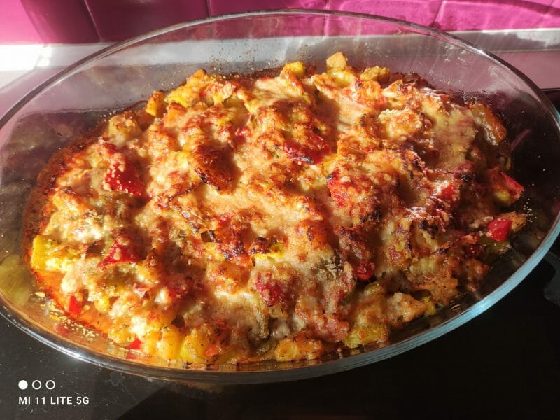 Cliquez pour zoomer ! Crumble aux légumes provençaux Thermomix par martine_262