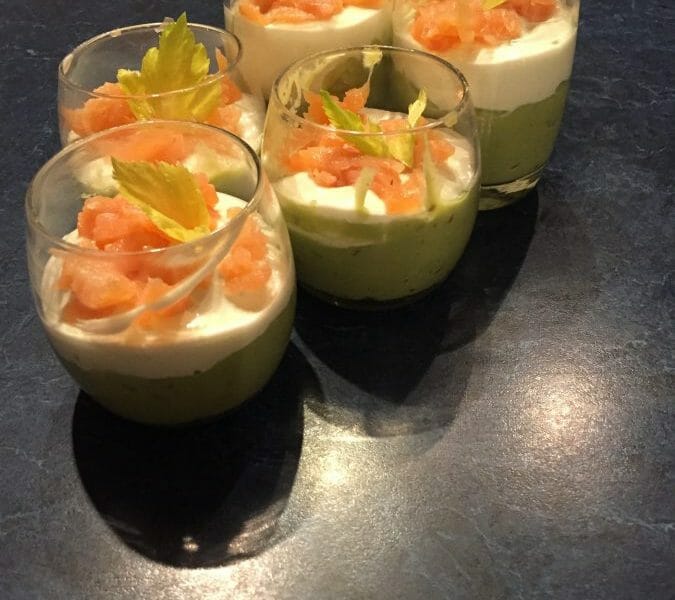 Cliquez pour zoomer ! Verrines saumon avocat Thermomix par Chantalia66