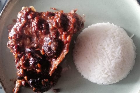 Cliquez pour zoomer ! Lapin aux pruneaux Thermomix par laurence_366