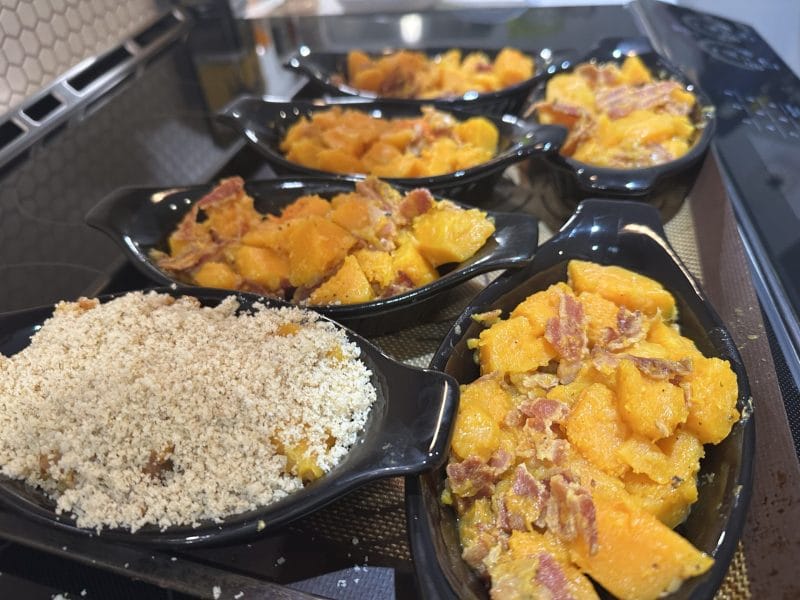 Cliquez pour zoomer ! Crumble de butternut au chorizo Thermomix par coralie_393