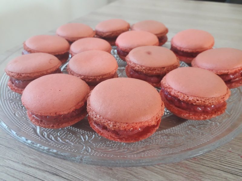 Cliquez pour zoomer ! Ganache framboises pour macarons Thermomix par Modamine17