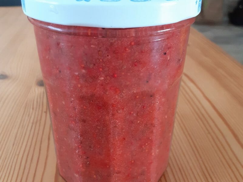 Cliquez pour zoomer ! Crufiture de fraises Thermomix par Modamine17