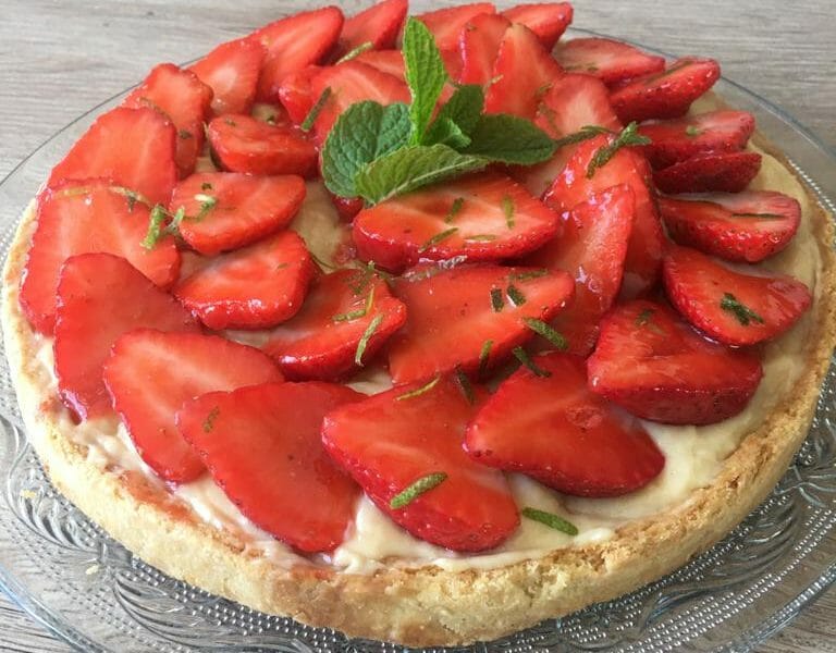 Cliquez pour zoomer ! Tarte aux fraises Thermomix par Modamine17