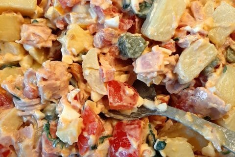 Cliquez pour zoomer ! Salade piémontaise au Thermomix