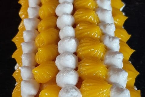 Cliquez pour zoomer ! Bûche au citron meringuée Thermomix par sylviev18