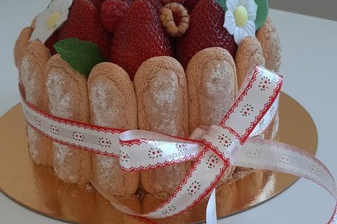 Cliquez pour zoomer ! Charlotte poire chocolat Thermomix par sylviev18