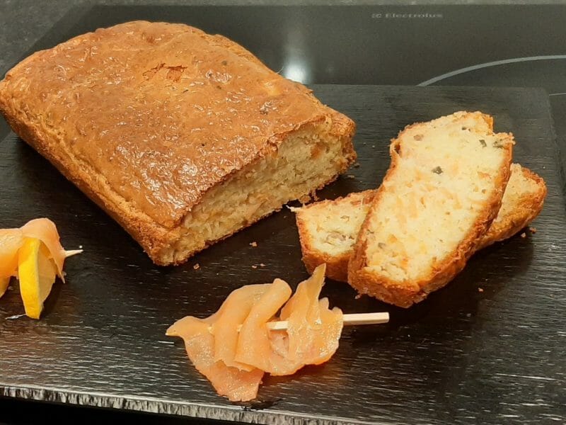 Cliquez pour zoomer ! Cake au saumon Thermomix par sylviev18