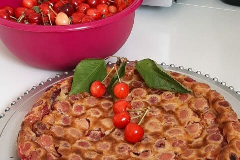 Cliquez pour zoomer ! Clafoutis aux cerises Thermomix par sylviev18