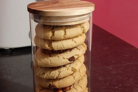 Cliquez pour zoomer ! Cookies beurre de cacahuète et pépites de chocolat Thermomix par sylviev18