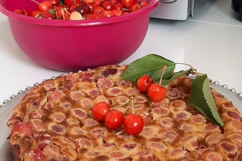 Cliquez pour zoomer ! Clafoutis aux cerises Thermomix par sylviev18