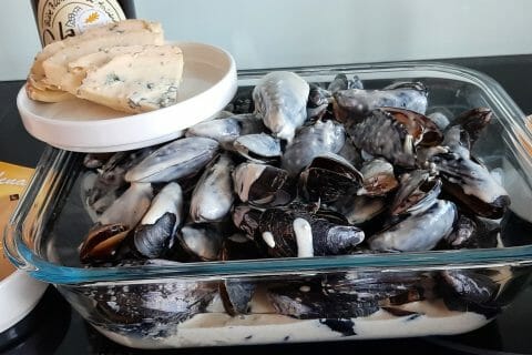 Cliquez pour zoomer ! Moules sauce au roquefort Thermomix par sylviev18