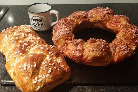 Cliquez pour zoomer ! Brioche tressée à la mie filante Thermomix par sylviev18