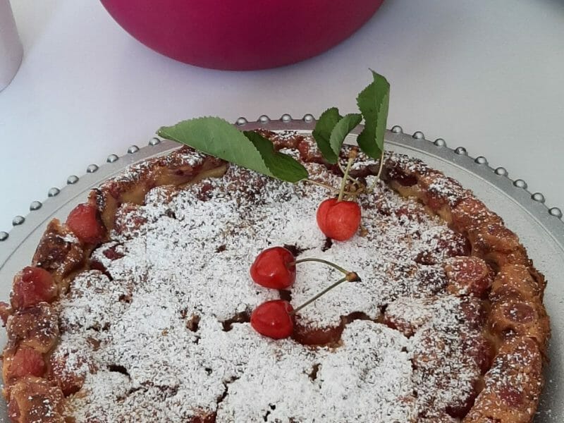 Cliquez pour zoomer ! Clafoutis aux cerises Thermomix par sylviev18
