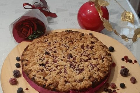 Cliquez pour zoomer ! Crumb cake framboises Thermomix par sylviev18