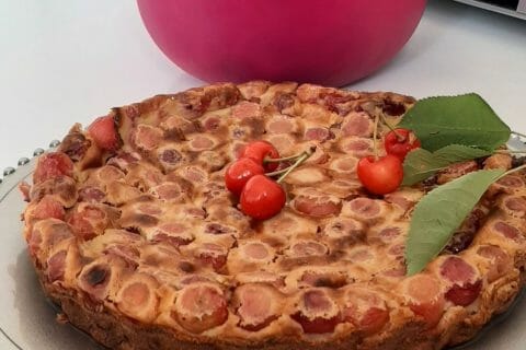 Cliquez pour zoomer ! Clafoutis aux cerises Thermomix par sylviev18