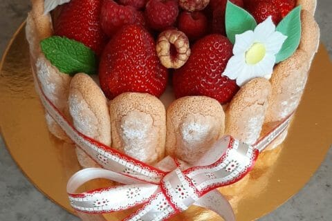 Cliquez pour zoomer ! Charlotte poire chocolat Thermomix par sylviev18