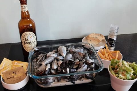 Cliquez pour zoomer ! Moules sauce au roquefort Thermomix par sylviev18