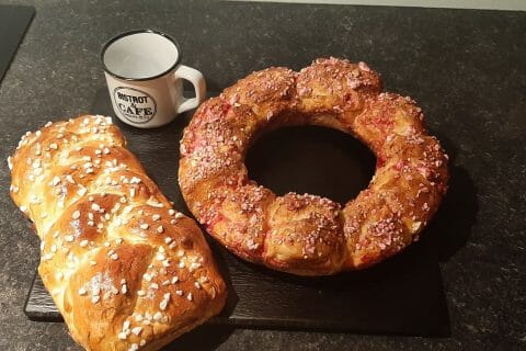 Cliquez pour zoomer ! Brioche tressée à la mie filante Thermomix par sylviev18