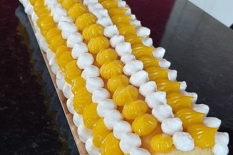 Cliquez pour zoomer ! Bûche au citron meringuée Thermomix par sylviev18