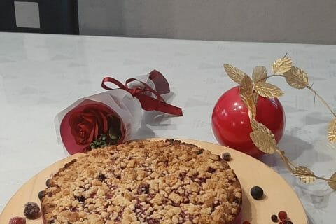 Cliquez pour zoomer ! Crumb cake framboises Thermomix par sylviev18