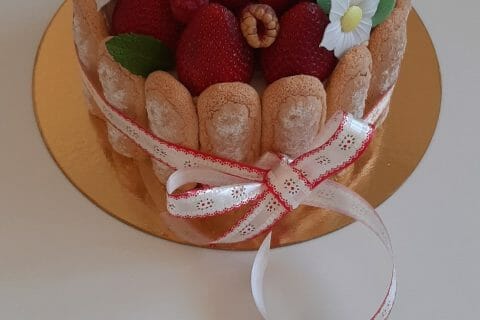 Cliquez pour zoomer ! Charlotte poire chocolat Thermomix par sylviev18