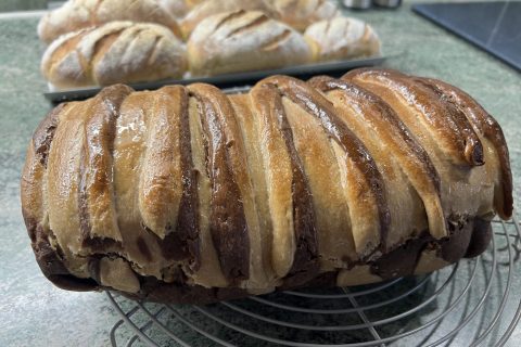 Cliquez pour zoomer ! Brioche marbrée Thermomix par citronnelle