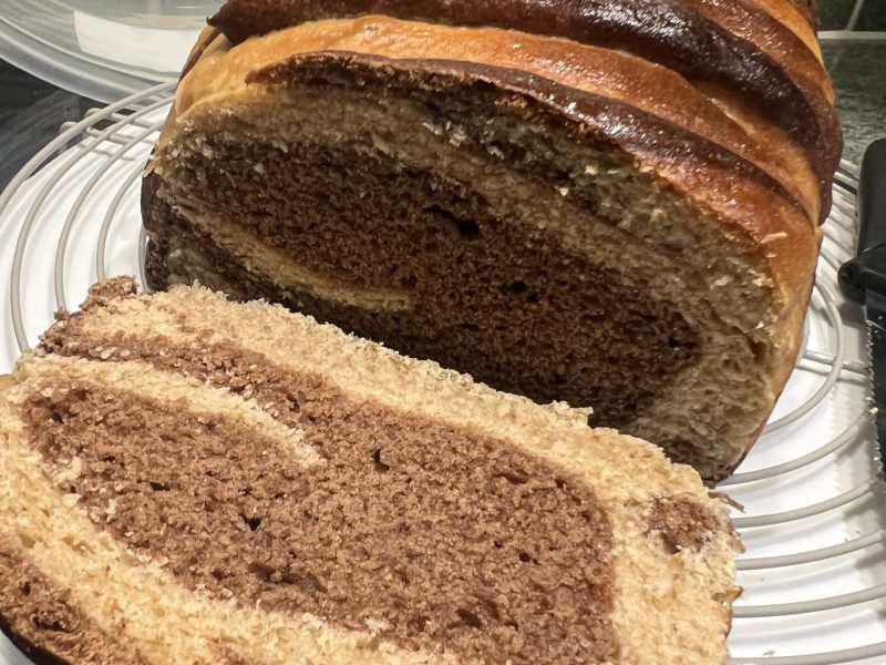 Cliquez pour zoomer ! Brioche marbrée Thermomix par citronnelle