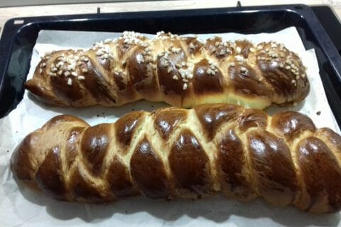 Cliquez pour zoomer ! Brioche tressée à la mie filante au Thermomix
