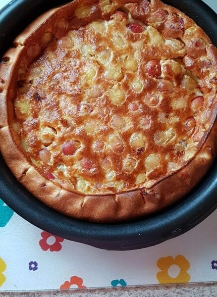 Cliquez pour zoomer ! Clafoutis aux cerises Thermomix par MLKE