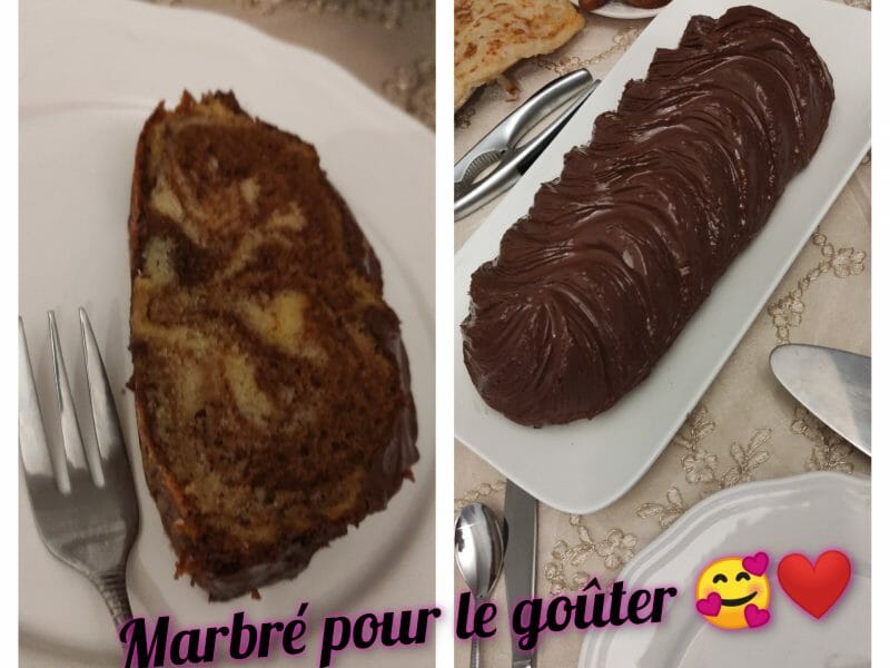 Cliquez pour zoomer ! Marbré au chocolat Thermomix par nadiou13