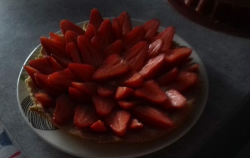 Cliquez pour zoomer ! Tarte aux fraises Thermomix par daniVD
