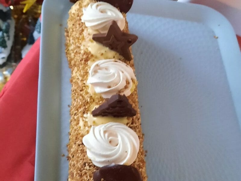 Cliquez pour zoomer ! Bûche au citron meringuée Thermomix par eve007