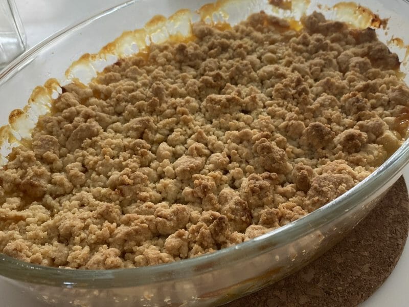 Cliquez pour zoomer ! Crumble aux Pommes Thermomix par cajj21