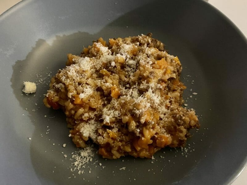 Cliquez pour zoomer ! Risotto à la bolognaise Thermomix par cajj21