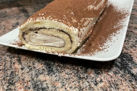 Cliquez pour zoomer ! Bûche Tiramisu Thermomix par yassminouche8