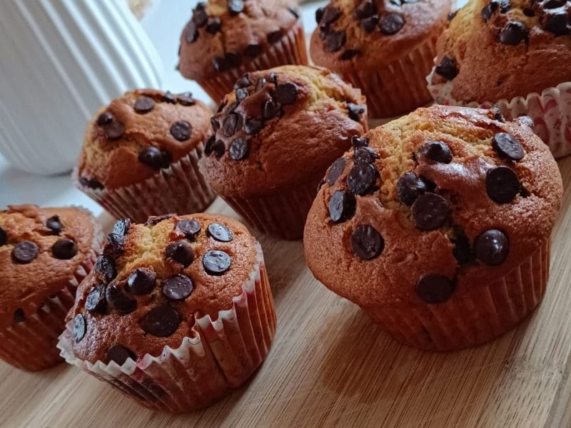 Cliquez pour zoomer ! Muffins aux pépites de chocolat Thermomix par melissa_974