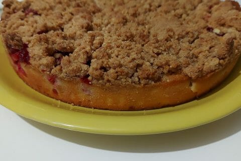 Cliquez pour zoomer ! Crumb cake framboises Thermomix par amelie_513