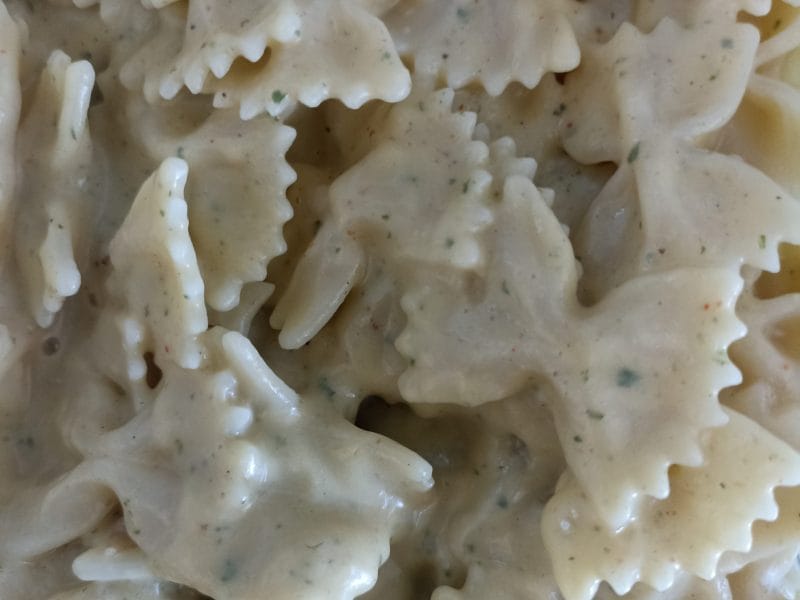 Cliquez pour zoomer ! Farfalle à la crème de courgettes Thermomix par bonappetit_debo