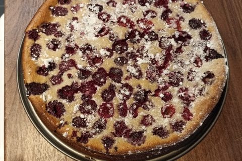 Cliquez pour zoomer ! Clafoutis aux framboises Thermomix par bonappetit_debo