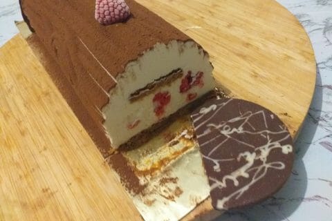 Cliquez pour zoomer ! Bûche Tiramisu Thermomix par loulou2011