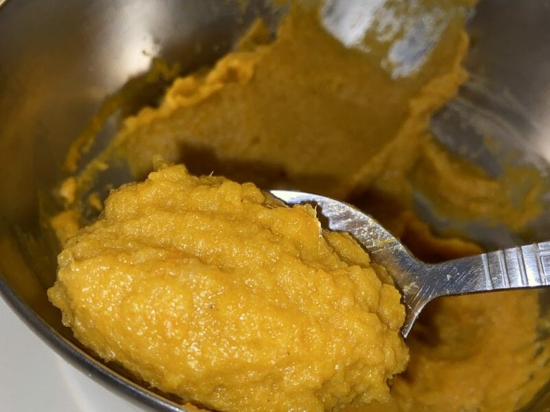 Cliquez pour zoomer ! Purée de patates douces au lait de coco Thermomix par Em77