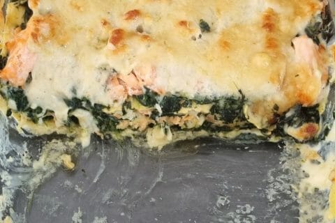 Cliquez pour zoomer ! Lasagnes au saumon et aux épinards Thermomix par plantes35