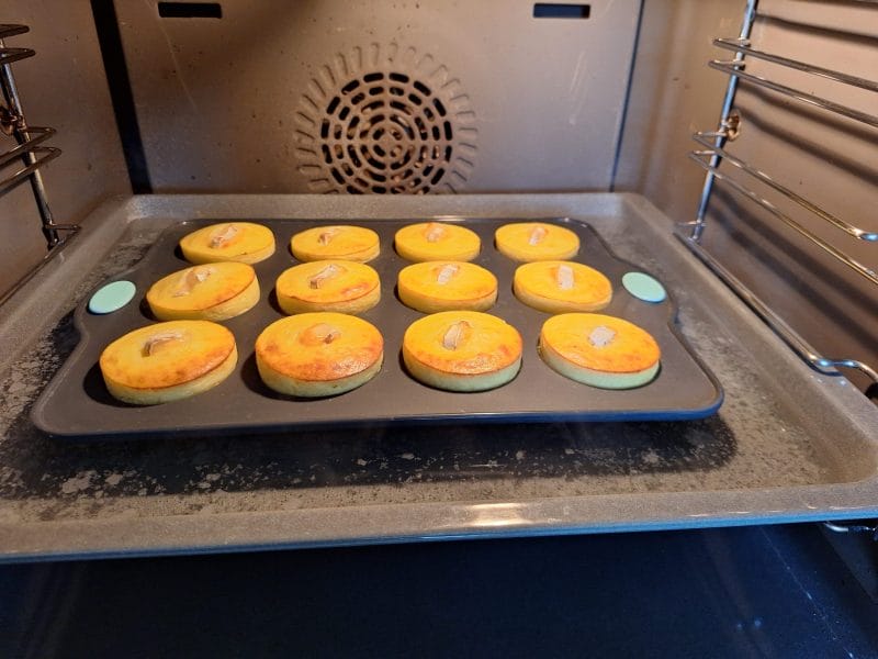 Cliquez pour zoomer ! Petits flans courgettes coeur fondant au gorgonzola Thermomix par Sunnylie