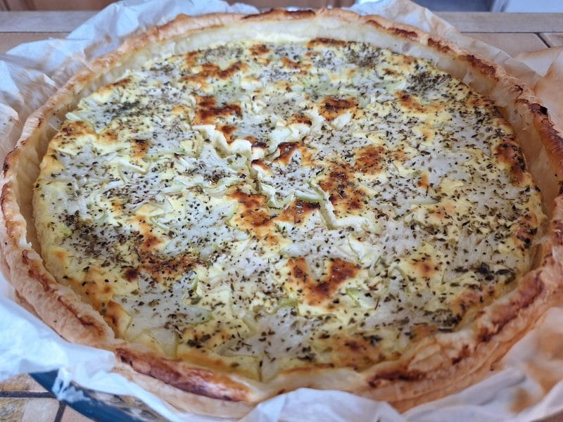 Cliquez pour zoomer ! Tarte courgettes et ricotta Thermomix par Sunnylie